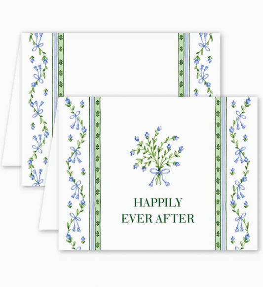 Broderie Bleue Wedding Card
