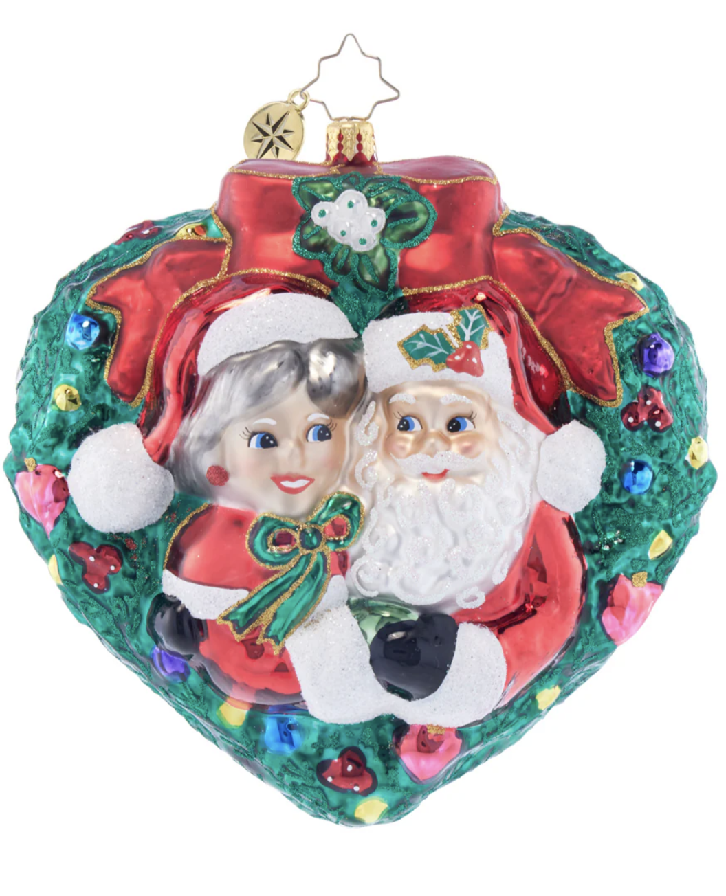 Mr. & Mrs. Claus Mistletoe Moment