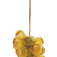 Amber Glass Ball Cluster Ornament