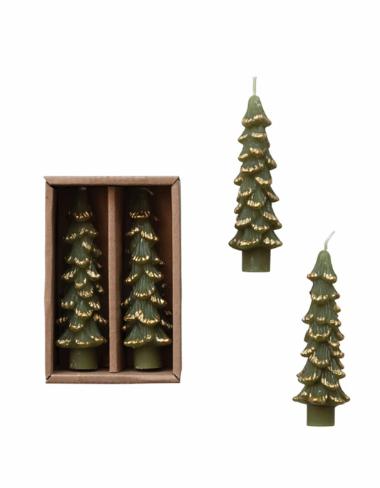 4" Cedar Tree Taper Candles