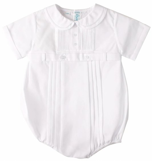 White Feltman Mini Button Belt Tuxedo Creeper