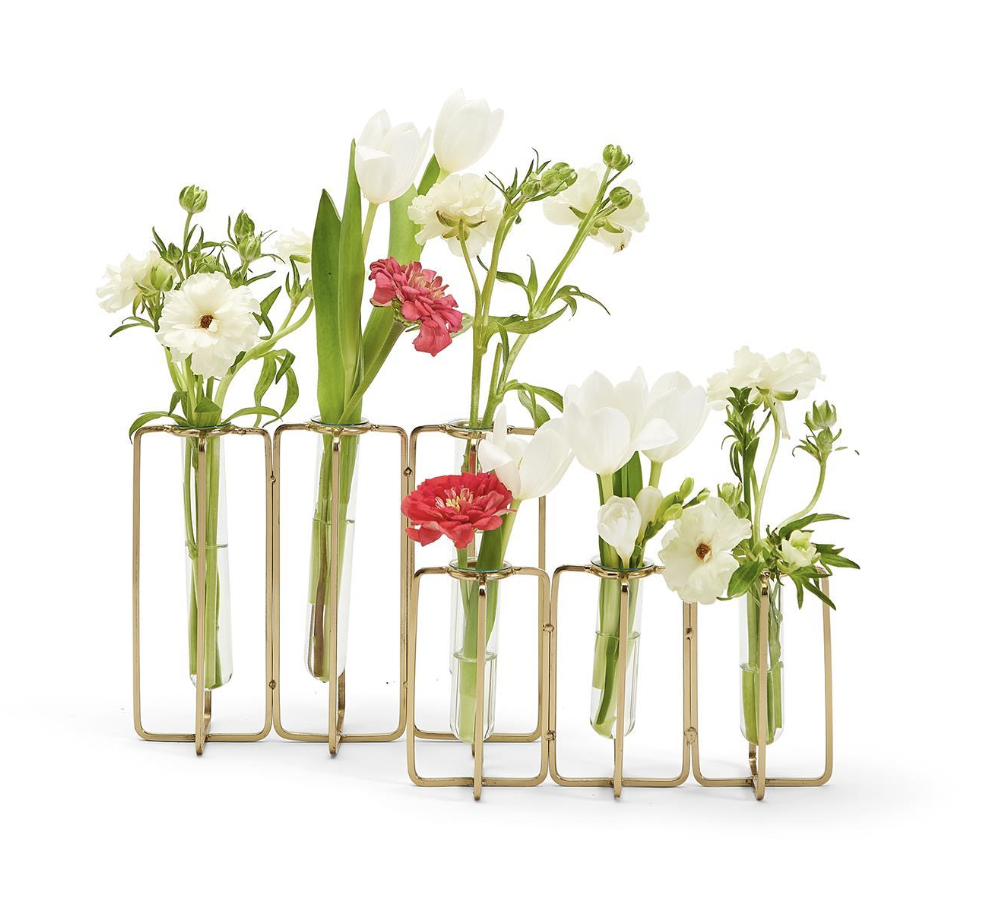 Gold Tube Vase