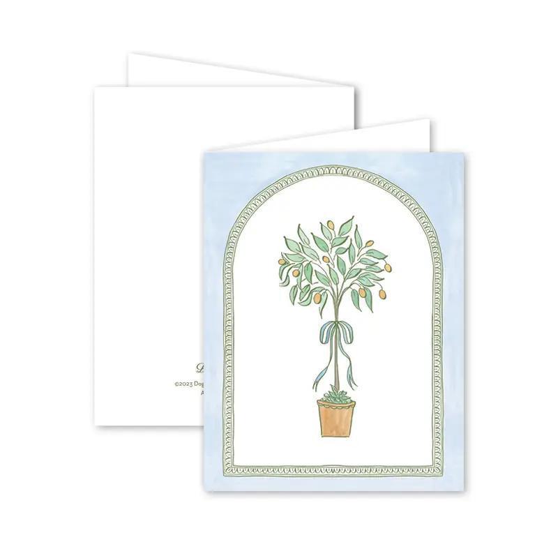 Capri Kumquat Topiary Card