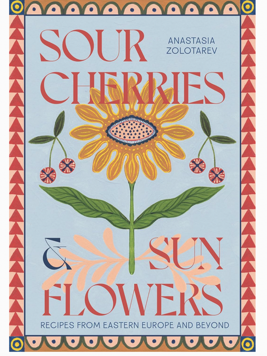 Sour Cherries and Sunflowers Coffee Table Book