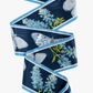 CC Blue Silk Ribbon Scarf