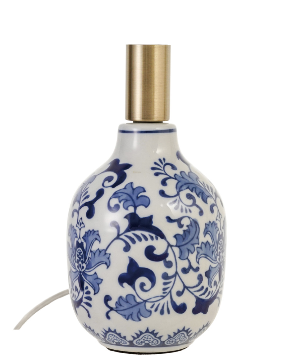 Blue & White Lamp