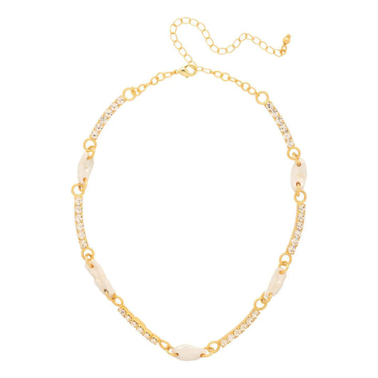 Delmar Neutral Tennis Necklace