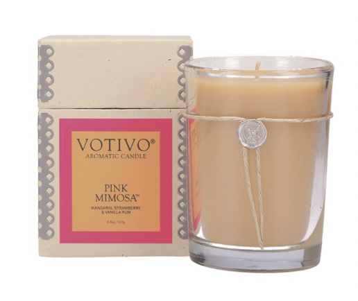 Pink Mimosa 6.8 oz Aromatic Candle