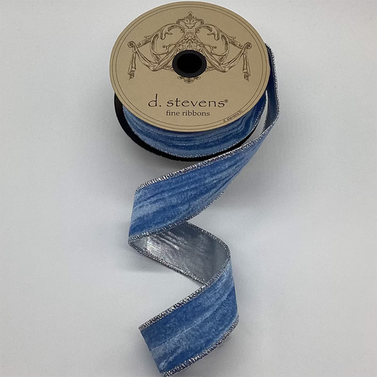 Sky 1.5" Marble Velvet