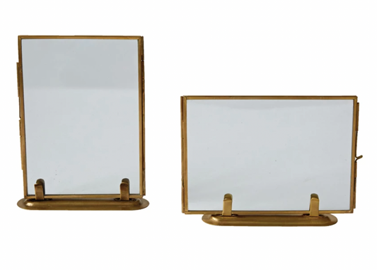 Brass and Glass Photo Frame