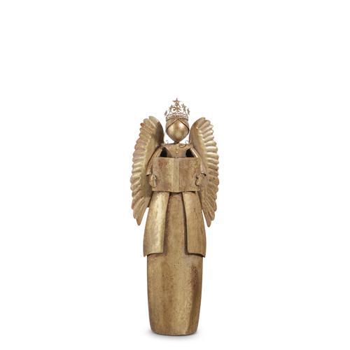 Antiqued Gold Angel 20.5"