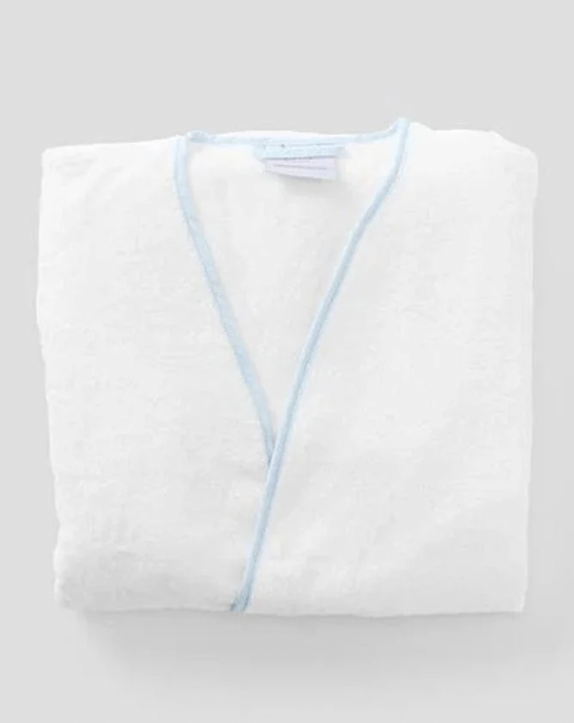 Weezie Short Light Blue Signature Robe