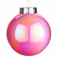 8" Iridescent Pink Ball Ornament