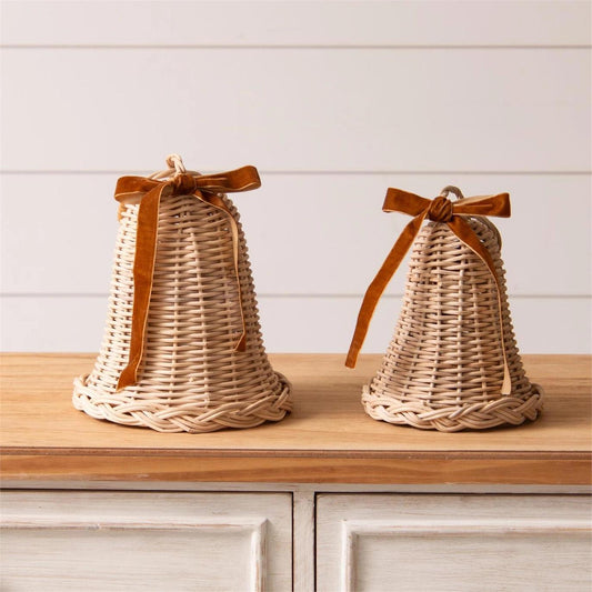 Woven Rattan Bell