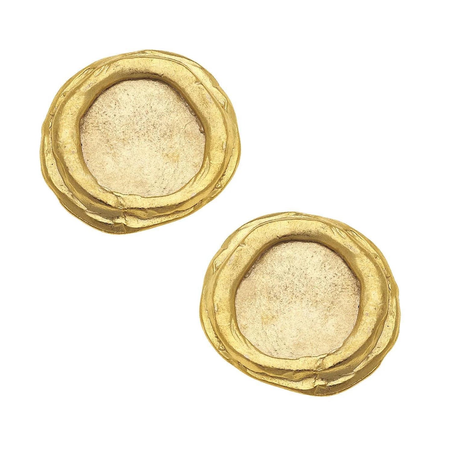 Round Gold Studs