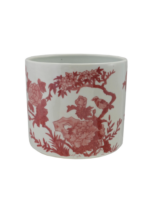Burgandy Botanicals Planter