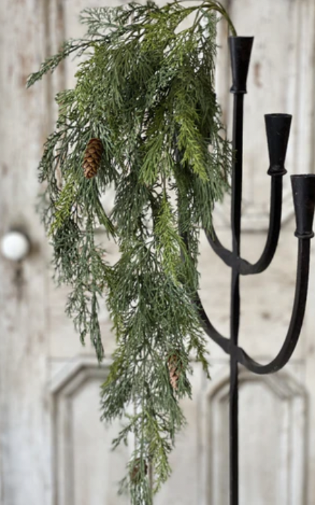 34" Advent Greens Hanging