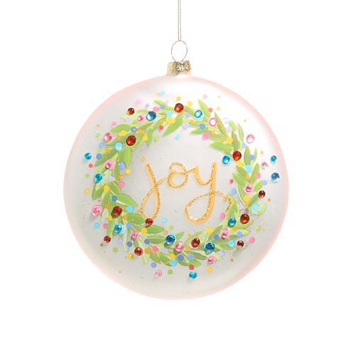 Confetti Joy Wreath Ornament