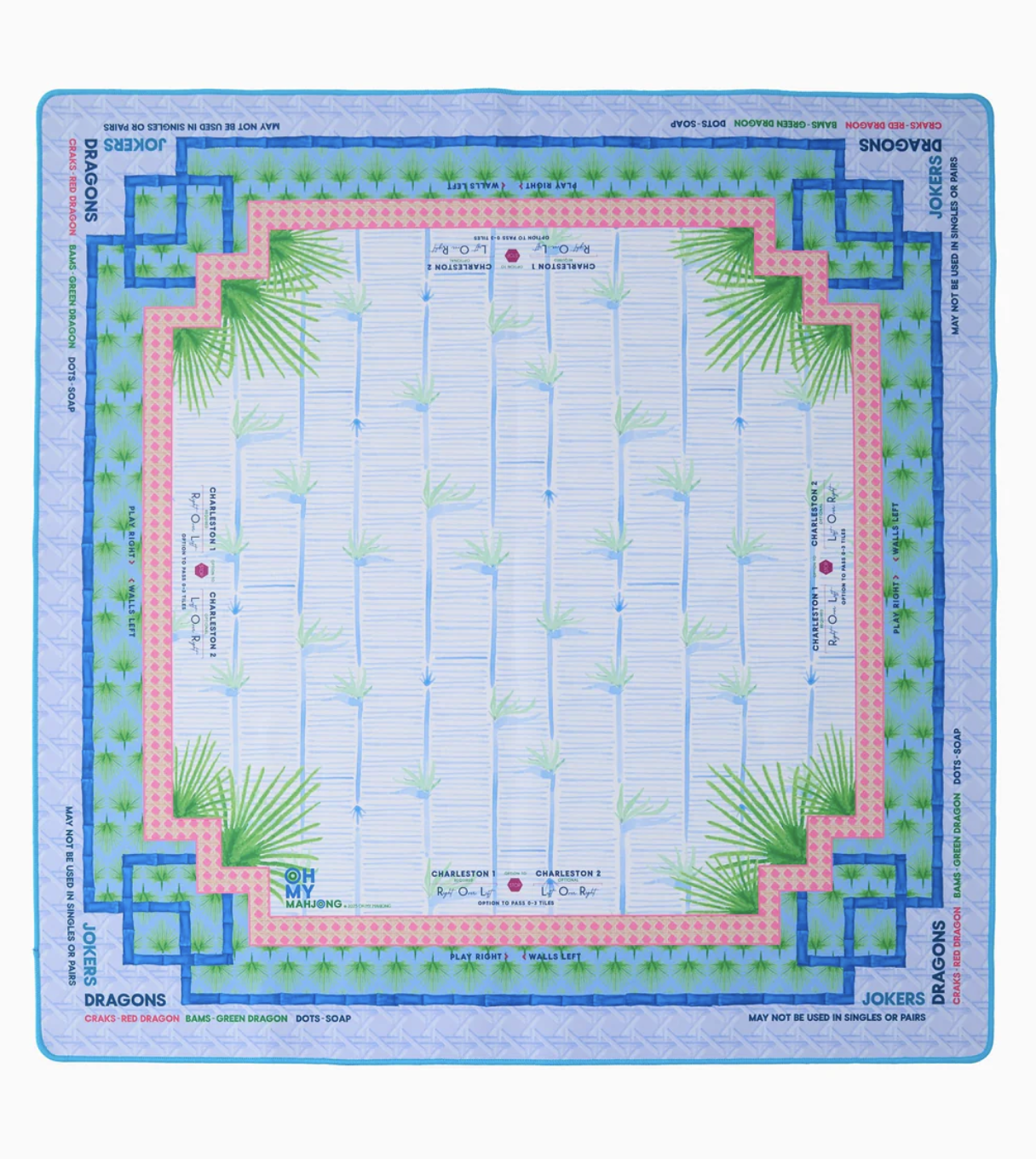 Palm Paradise Mahjong Mat