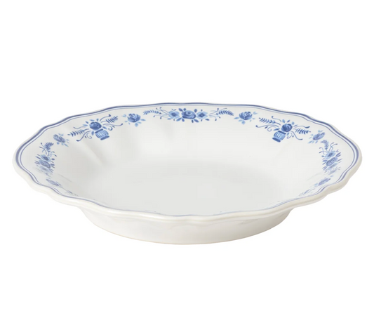 Vila White-Blue Pasta Plate