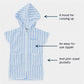 Weezie Kids Coverup in Light Blue Stripe