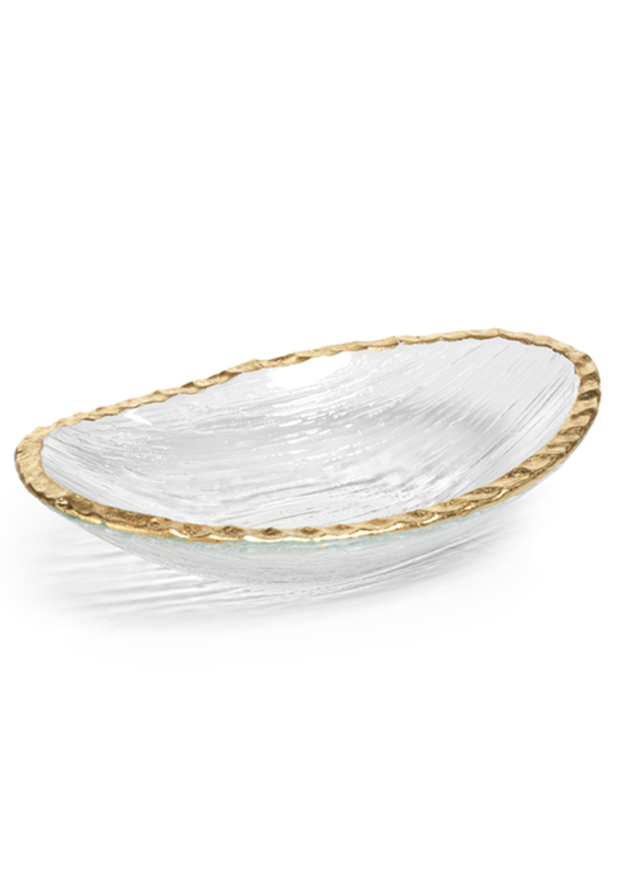 Textured Glass Bowl