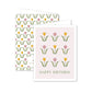 Dala Tulips Birthday Card
