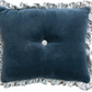 Velvet Blue Tufted Pillow