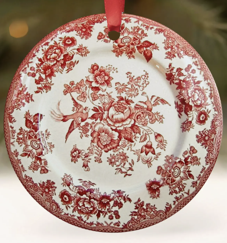 Chinoiserie Plate Ornament