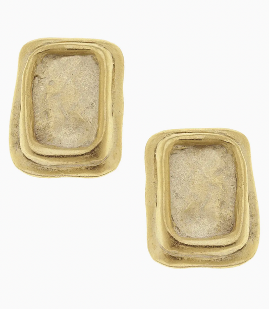 Gold Pierced Earrings