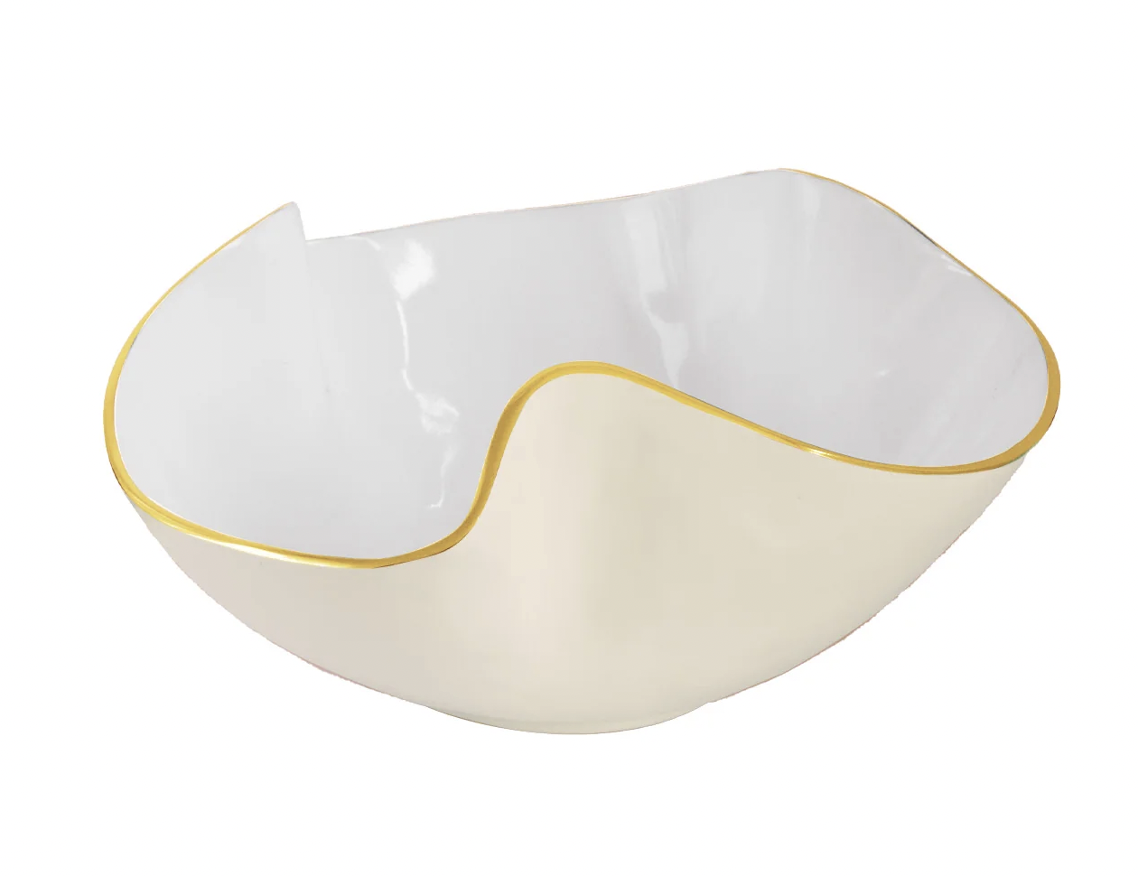 Encanto Aries Medium Bowl Cream and White