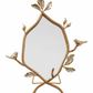 MDF & Metal Twig Framed Standing Mirror with Birds & Leaves