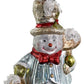 Blue Snowman Foiled Ornament