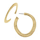 Handcast Gold Hoop Earring