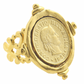 Gold Coin Adjustable Ring
