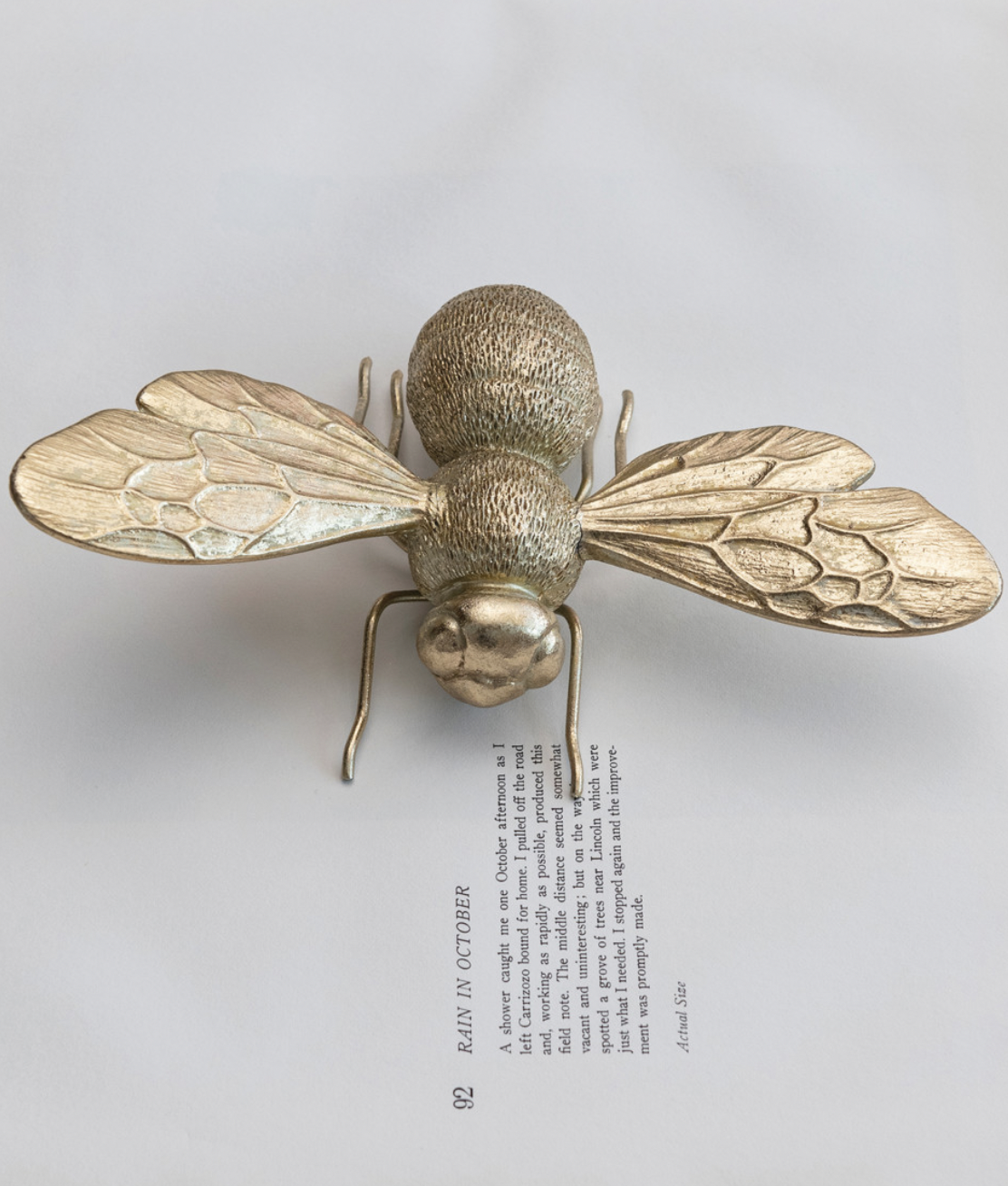 Gold Resin Bee