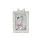 Antique White Bow Frame holds 4x6