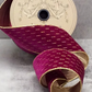 2.5" Fuchsia Gold Modern Lines Ribbon
