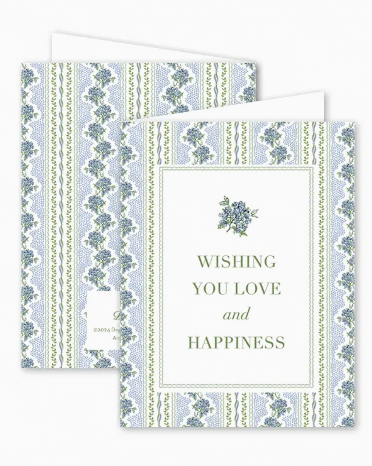 Christine's Hydrangea Wedding Card