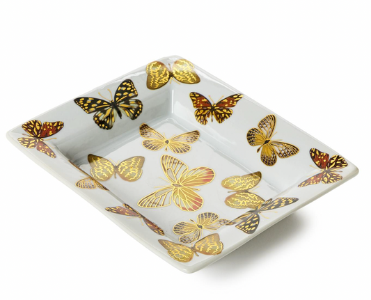 Butterfly Garden Decorative Tray