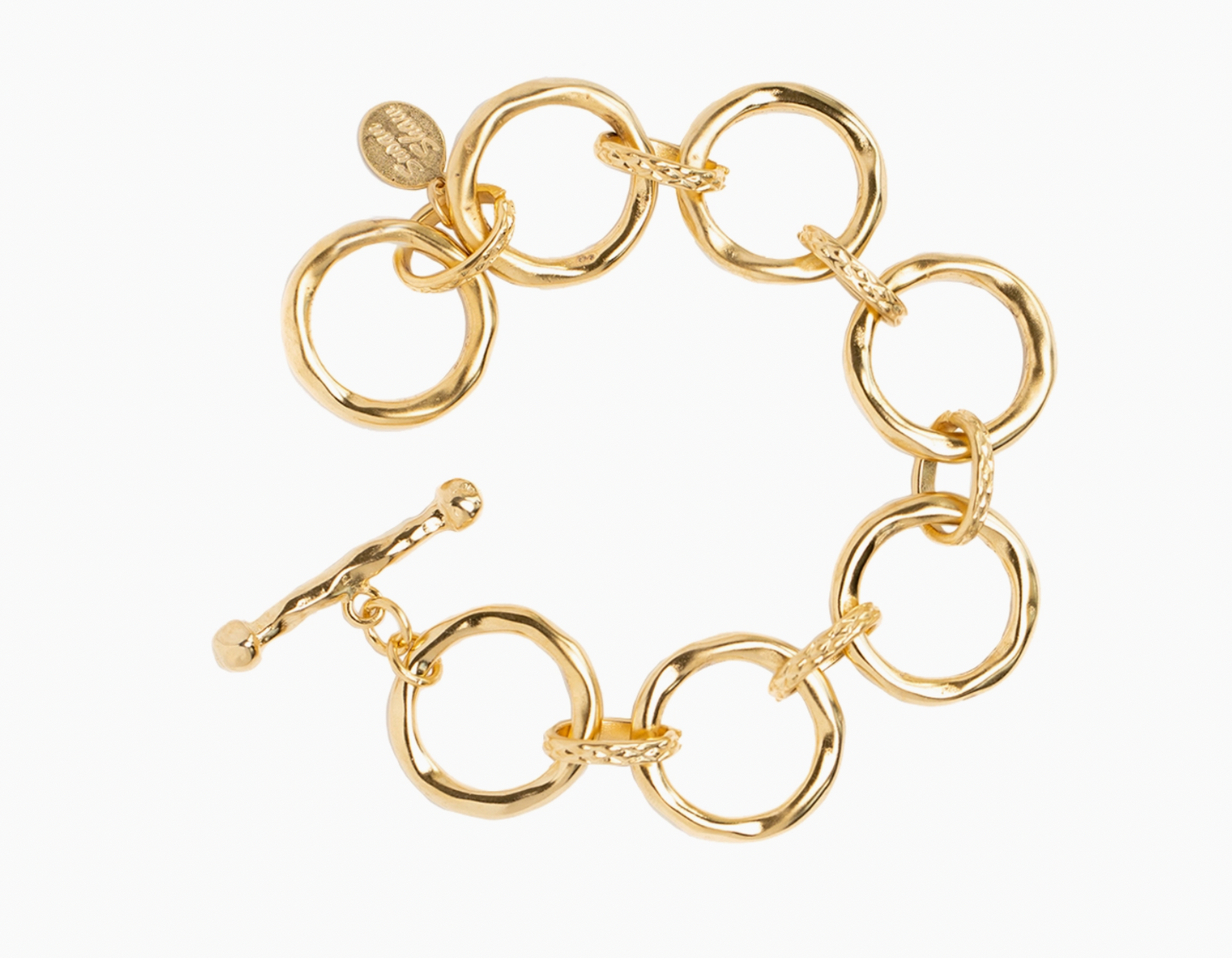 Susan Shaw Round Chain Toggle Bracelet