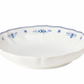 Vila White-Blue Low Serving Bowl