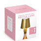 Gold Scalloped Lampshade with Bottle Stopper