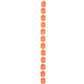Octavia Orange Tennis Bracelet