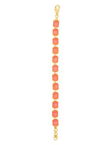 Octavia Orange Tennis Bracelet