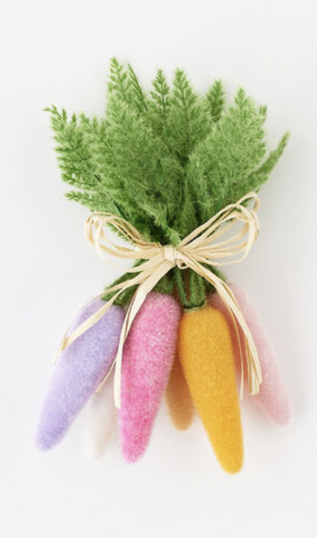 LG Flocked Carrot Cluster