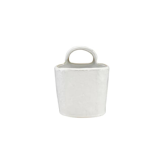 Crock with Handle White