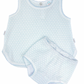 Paty Blue Pinstripe Diaper Set