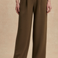 The Extra Wide Leg Pant Military Olive