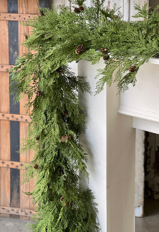 6' North Rim Hemlock Garland